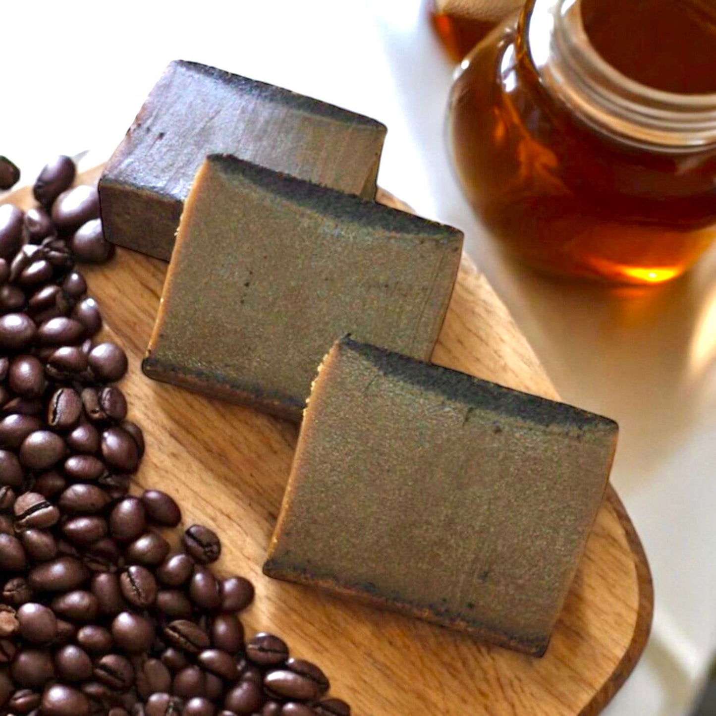 Jabón Artesanal Exfoliante de Coffee & Honey 4oz