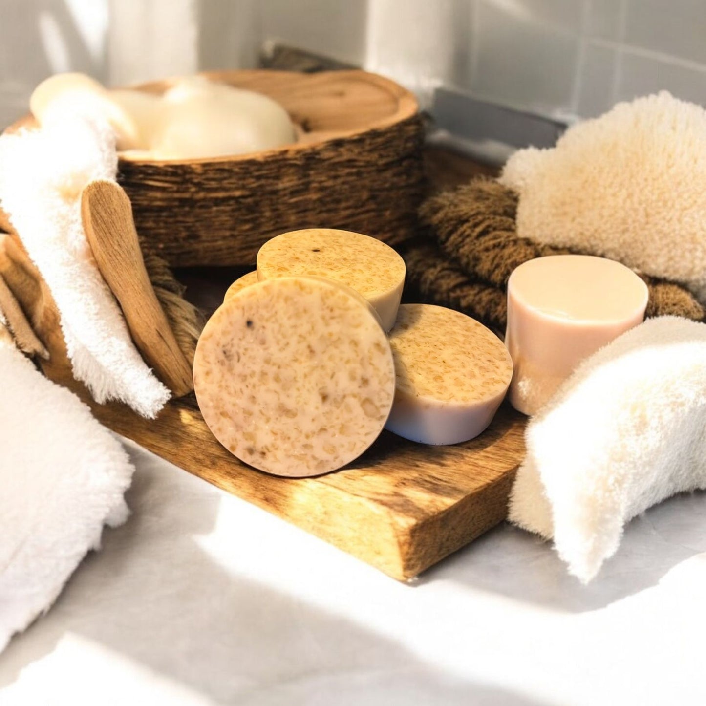 Jabón Artesanal de Unscented Oatmeal 2oz